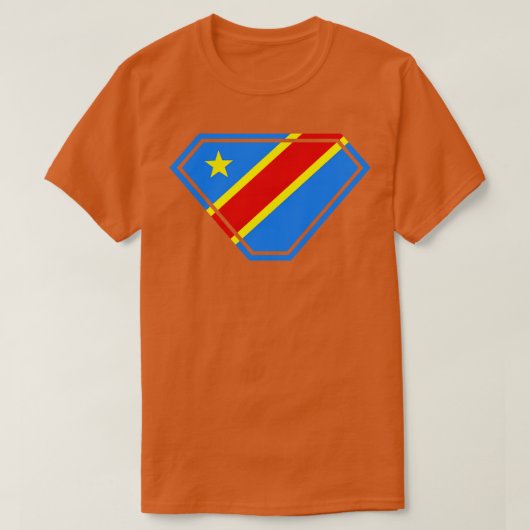 コンゴ民主共和国 Tシャツ (デザイン正面)