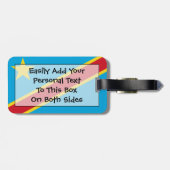 コンゴ簡単ID個人用国旗 ラゲッジタグ (裏面横)