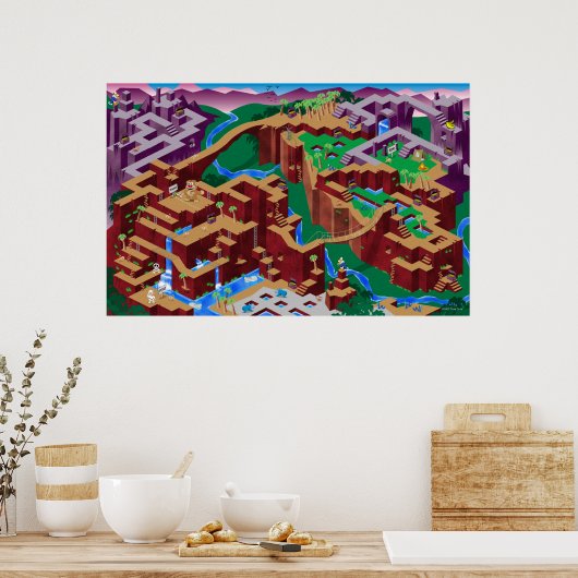 コンゴ迷路 ポスター (キッチン)