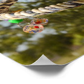 コンゴ・アフリカ・グレーがスイング中 ポスター (角)