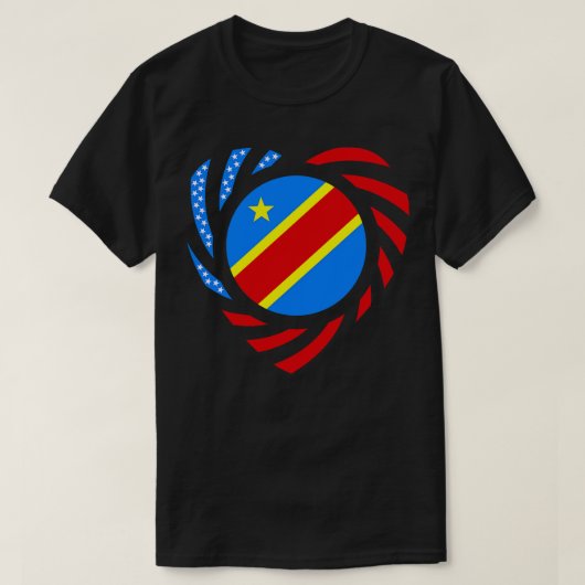 コンゴ・アメリカ民主共和国 Tシャツ (デザイン正面)