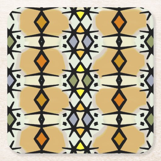 コンゴ・コースターの宝石 スクエアペーパーコースター (正面)