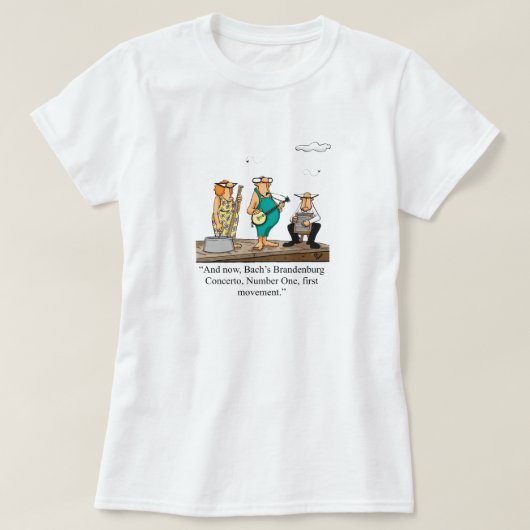 コンサおもしろいートミュージシャンTシャツ Tシャツ (デザイン正面)