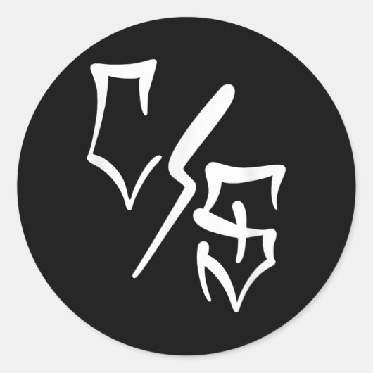 コンサフォスタトゥーグラフティチカーノアートメキシカンアメア ラウンドシール (正面)