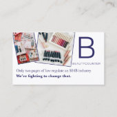 コンサルタントのためのカスタムなBeautycounterの名刺 名刺 (裏面)