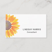 コンサルタントのひまわり 名刺 (正面)