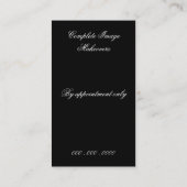 コンサルタントの名刺 名刺 (裏面)