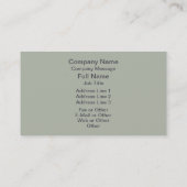 コンサルタントの名刺 名刺 (裏面)