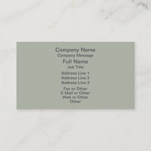 コンサルタントの名刺 名刺 (裏面)