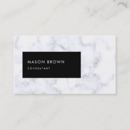 コンサルタントのProfiのモダンで白い大理石 名刺