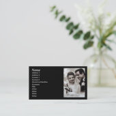 コンサルタントカードを結婚するヴィンテージ 名刺 (スタンド正面)