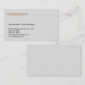 コンサルタントグモダンレイプロフェッショナル名刺 名刺 (正面/裏面)