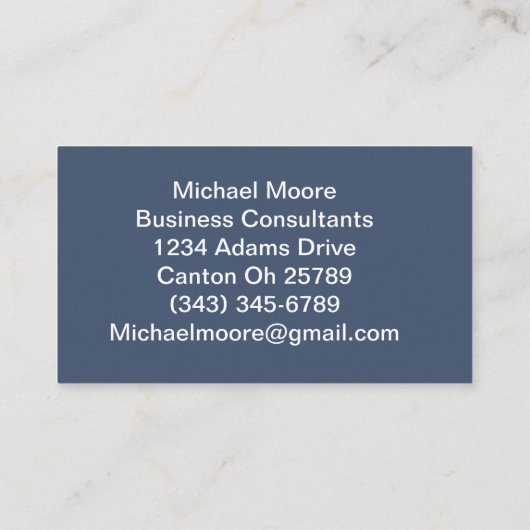 コンサルタントゴール 名刺 (裏面)