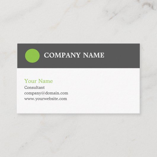 コンサルタントビモダンジネスカードテンプレート アドバイスカード (正面)