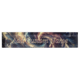 コンサルタントモダン抽象芸術芸術 デスクネームプレート