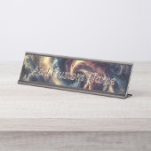 コンサルタントモダン抽象芸術芸術 デスクネームプレート (正面)