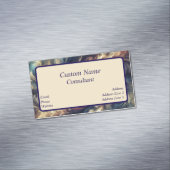 コンサルタントモダン抽象芸術芸術 マグネット名刺 (インサイチュ)