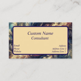 コンサルタントモダン抽象芸術芸術 名刺