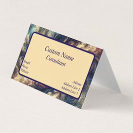 コンサルタントモダン抽象芸術芸術 名刺