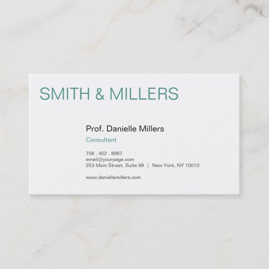 コンサルタント向け 名刺 (正面)