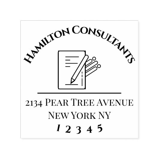 コンサルタント業務 セルフインキングスタンプ (デザイン)