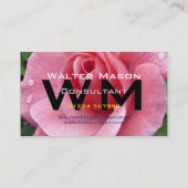 コンサルタント独自の作成 名刺 (裏面)