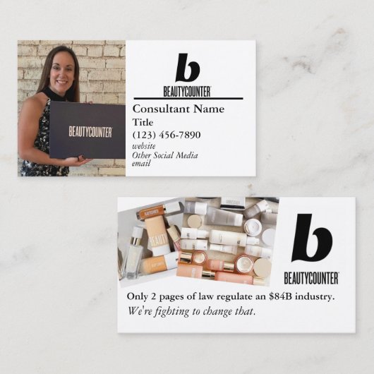 コンサルタント用ビューティカウンター名刺 名刺 (正面/裏面)