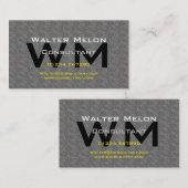 コンサルタント簡単汎用スリリングなホームクリエイティブ 名刺 (正面/裏面)