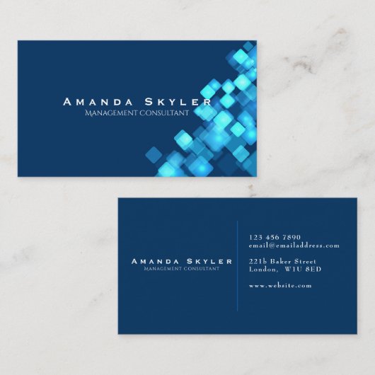 コンサルタント、名刺 名刺 (正面/裏面)