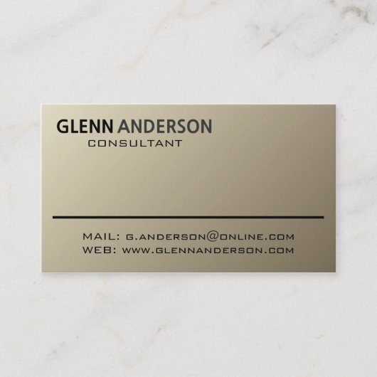 コンサルタント-名刺 名刺 (正面)