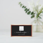 コンサルティング投資Blogger Influencer金ゴールドVIP 名刺 (スタンド正面)