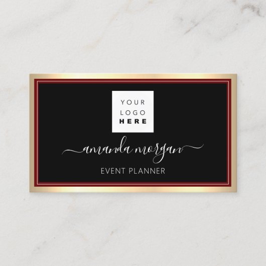 コンサルティング投資Blogger Influencer金ゴールドVIP 名刺 (正面)