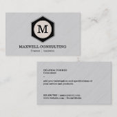 コンサルティング |財務/ビジネス 名刺 (正面/裏面)