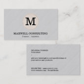 コンサルティング |財務/ビジネスII 名刺 (正面/裏面)