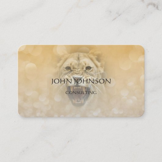 コンサルティンパーソナライズされたグライオンビジネスカート 名刺 (正面)