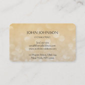 コンサルティンパーソナライズされたグライオンビジネスカート 名刺 (裏面)