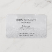 コンサルティンパーソナライズされたグ・イーグル・ビジネス・カート 名刺 (裏面)