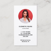 コンサルテカスタムントフォトとQR 名刺 (正面)