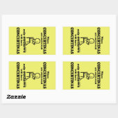 コンサーティナスのアウトレイド長方形ステッカー 長方形シール (シート)