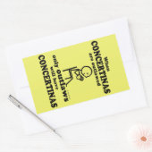 コンサーティナスのアウトレイド長方形ステッカー 長方形シール (封筒)