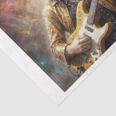 コンサートでフリーク遊ゴールデンレトリバーのギター –  薄葉紙 (詳細)