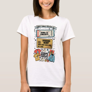 コンサートとお金Tシャツ Tシャツ