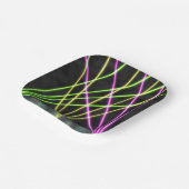 コンサートとフェスティバルレーザーデザイン ペーパープレート (傾斜あり)