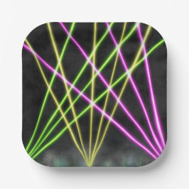 コンサートとフェスティバルレーザーデザイン ペーパープレート