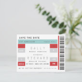 コンサートのチケットの保存日付 セーブザデート (スタンド正面)