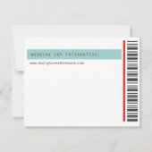 コンサートのチケットの保存日付 セーブザデート (裏面)