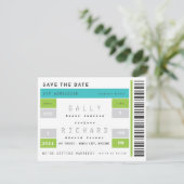 コンサートのチケットの保存日付 セーブザデート (スタンド正面)