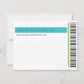 コンサートのチケットの保存日付 セーブザデート (裏面)