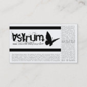 コンサートのチケット 名刺 (裏面)