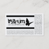 コンサートのチケット 名刺 (裏面)